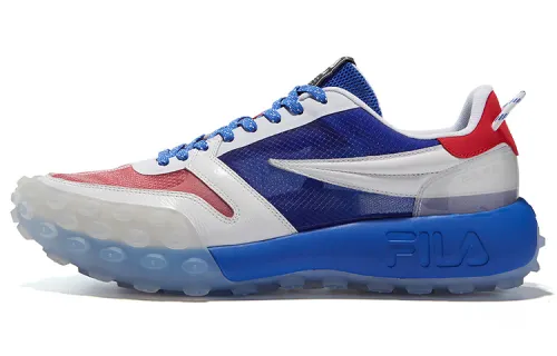 FILA Gara Cushioning Abrasion Resistant Breathable Low top Chunky Sneakers Men's Radiant Blue