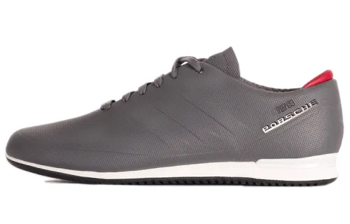 Porsche x Adidas Originals Synthetic Leather Abrasion Resistant Low top Tennis Shoes Men's Dark Gray