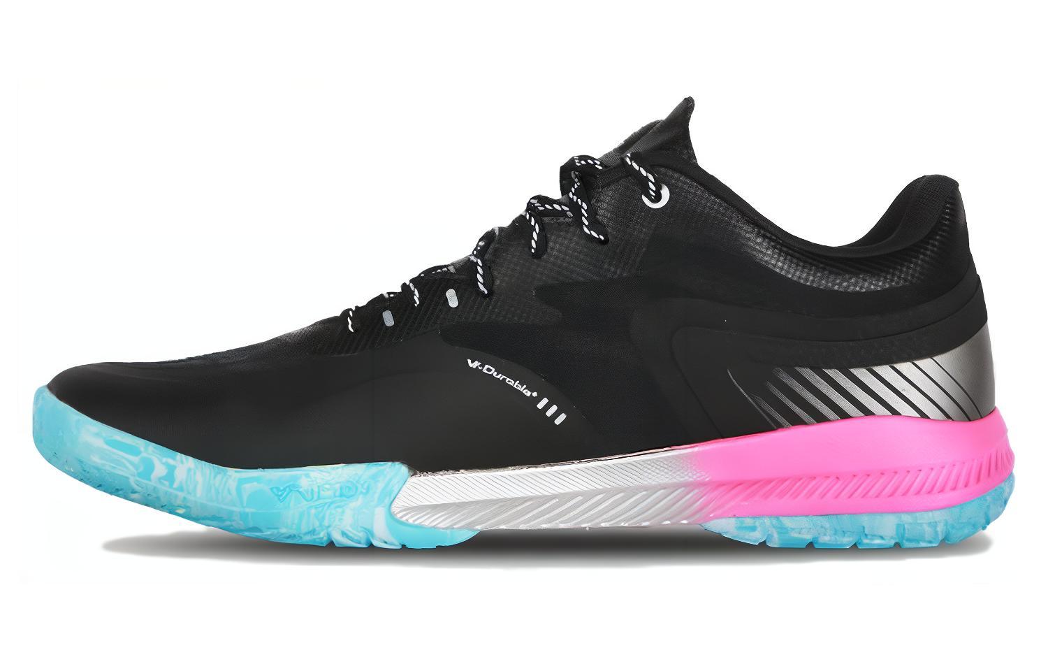 VICTOR Cushioning Breathable Low top Badminton Shoes Unisex Black