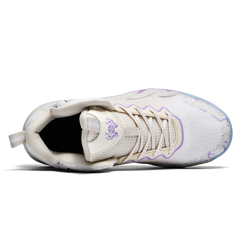 GQWE Slip Resistant Abrasion Resistant Cushioning High top Basketball Shoes Unisex