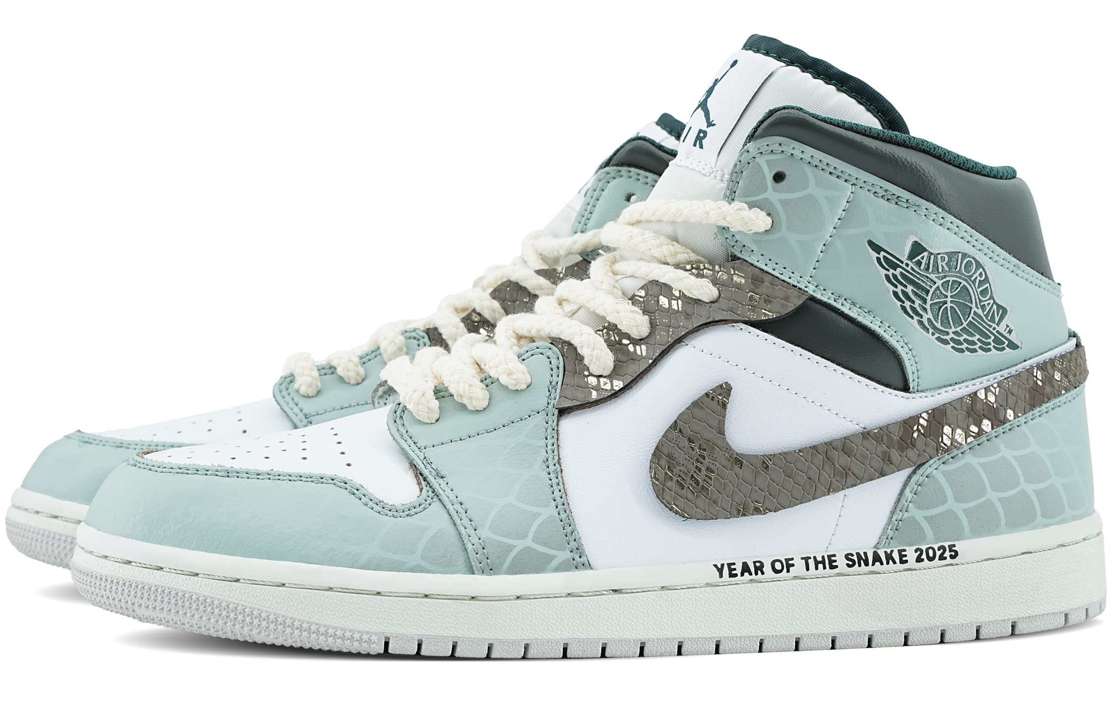 Jordan Air Jordan 1 Cushioning Abrasion Resistant Cushioning, Wear Resistant Mid top Vintage Basketball Shoes Men’s