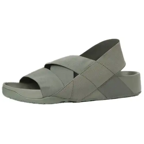THE NORTH FACE LUX BANDED SANDAL Soft And Comfortable Beach Sandals Unisex Gray Green