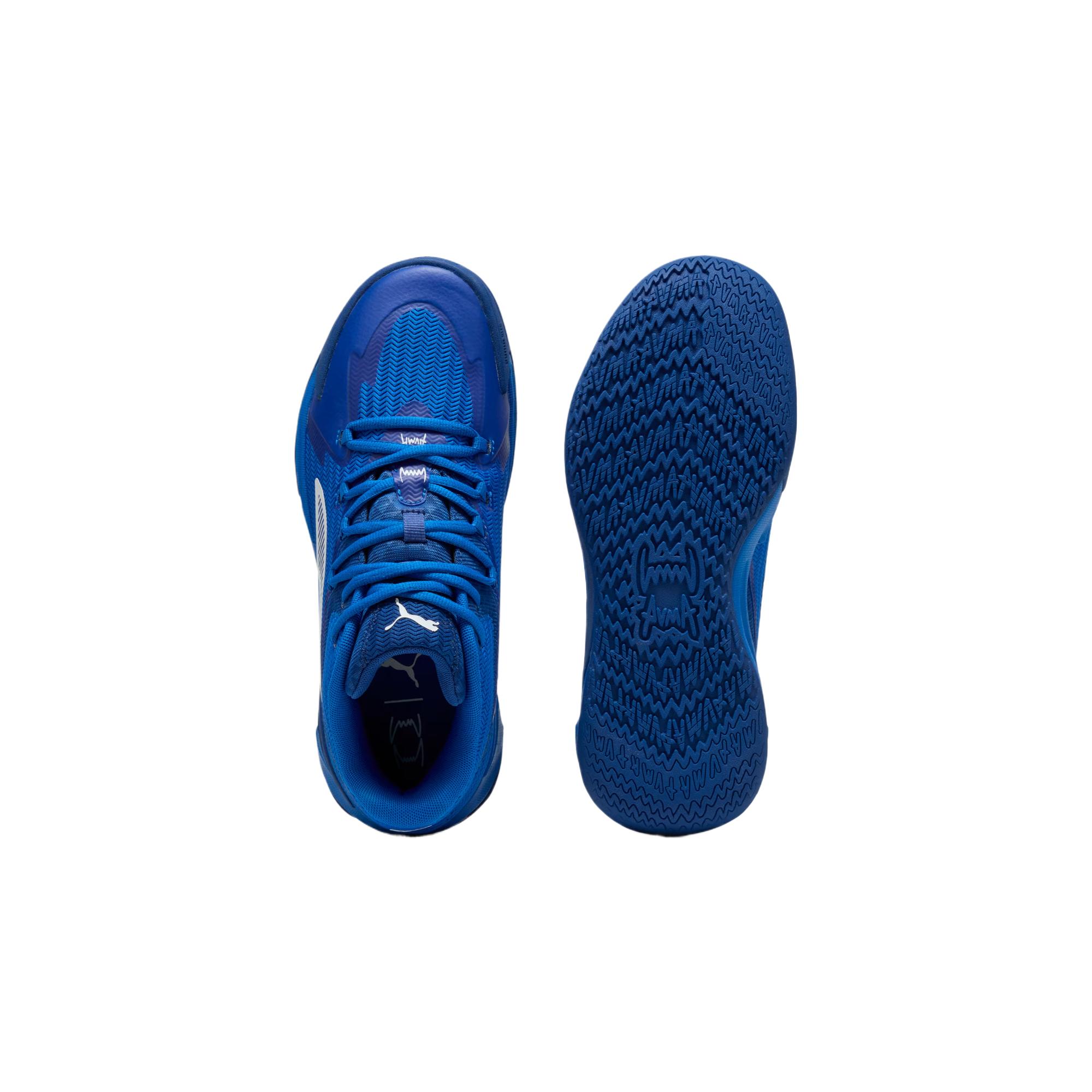 PUMA Dagger Basketball Shoes Unise Slip Resistant Abrasion Resistant Low top Basketball Shoes Men’s Blue