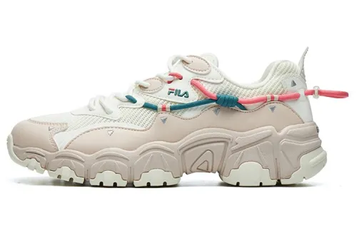FILA Cat Paw 2.0 Textile, Synthetic Leather Low top Chunky Sneakers Women's Micro White