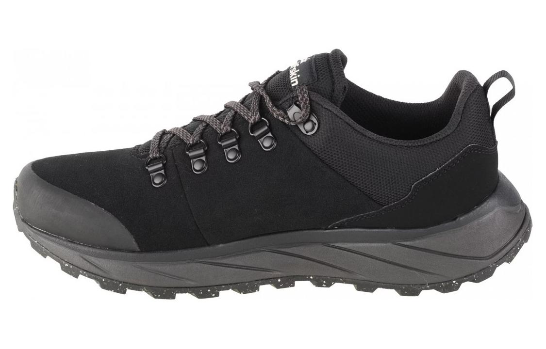 Jack Wolfskin Terraventure Round Tip Cushioning, Wear Resistant Low top Hiking Shoes Men's Black