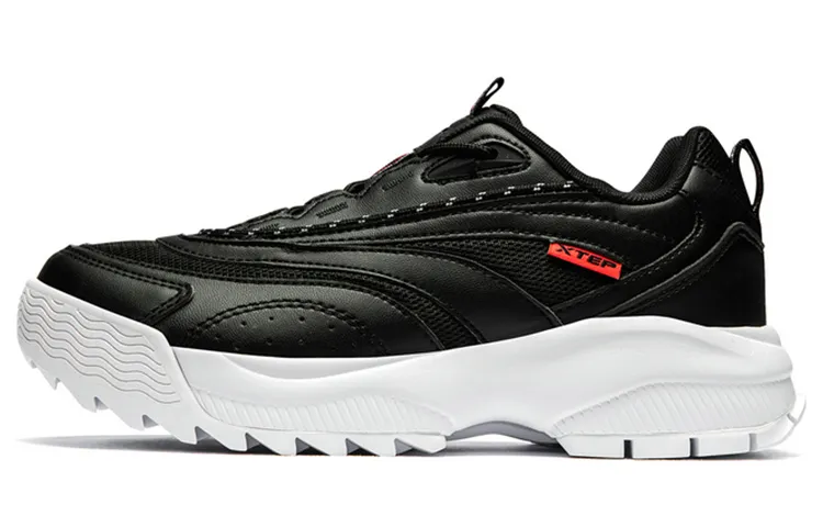 XTEP Chunky Sneakers Women's Low Top Black