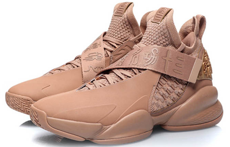 Li Ning CF Cushioning Mid top Basketball Shoes Men’s Crimson Gold