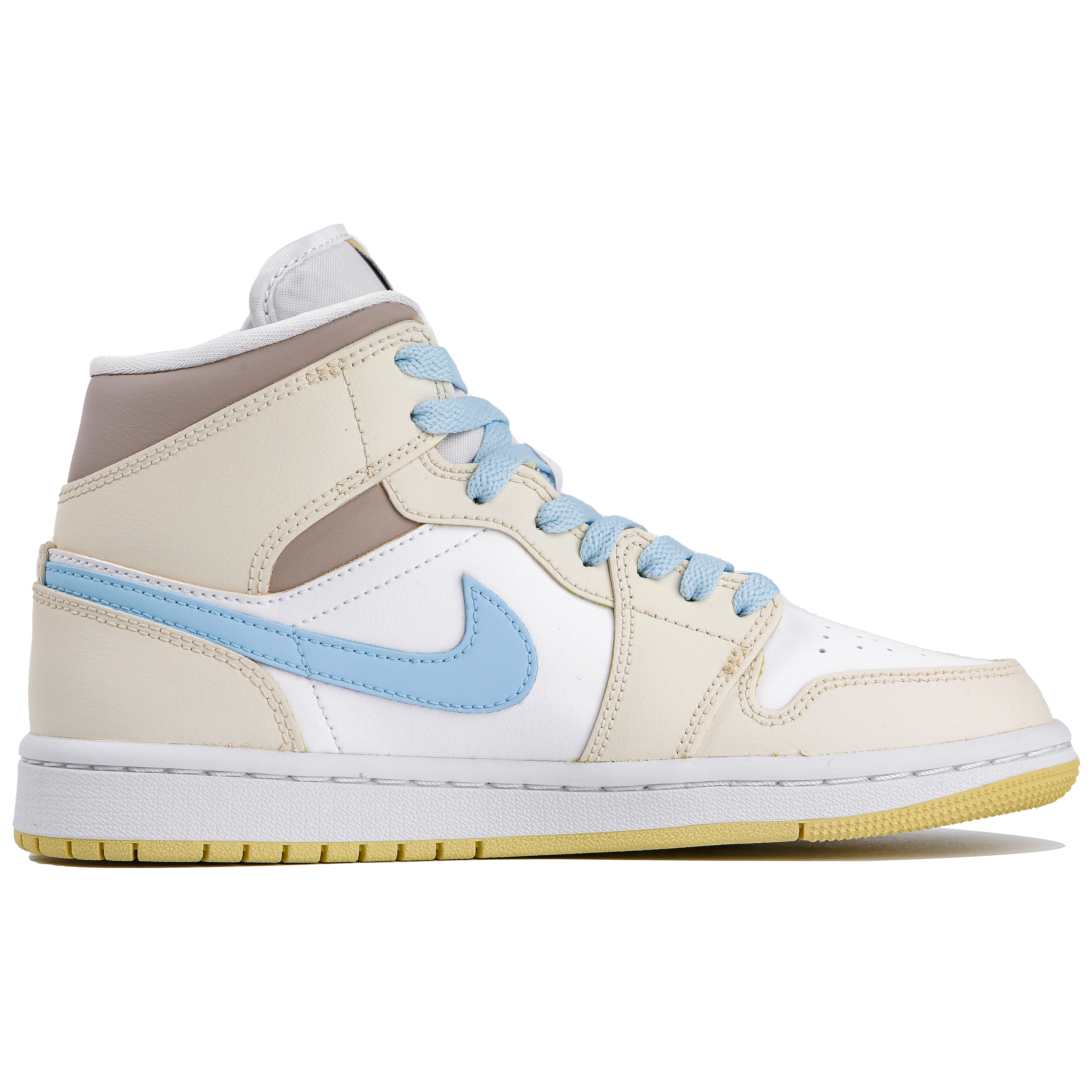 Jordan Air Jordan 1 High top Vintage Basketball Shoes Women’s White Yellow