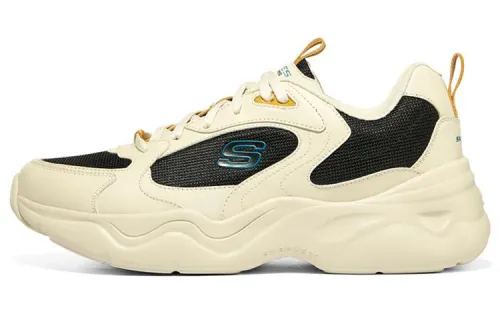 Skechers D'LITES 3.0 AIR Low top Chunky Sneakers Men's Natural Black