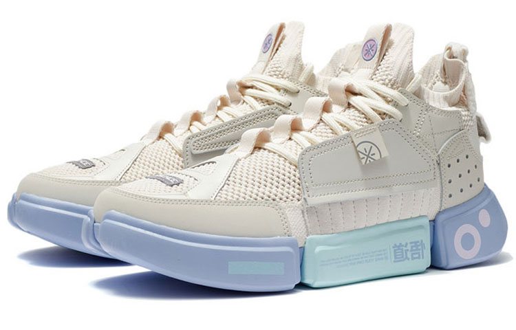 Li Ning Essence 2 ACE Cotton Candy Textile, Synthetic Leather Cushioning Slip Resistant Abrasion Resistant Lightweight