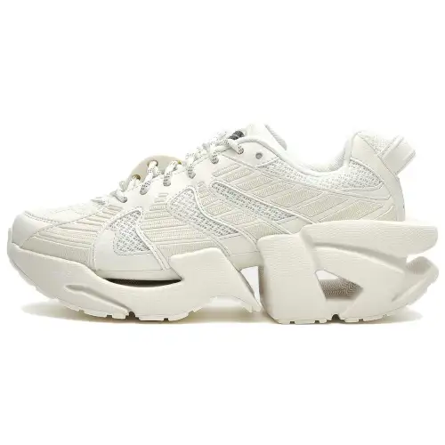 FILA Space Shoes Textile, Synthetic Leather, TPU Height Increasing Low top Chunky Sneakers Women's Snow