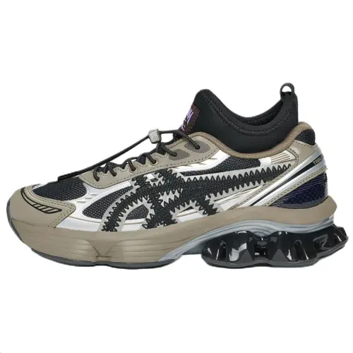 NANUSHKA x Asics GEL KINETIC FLUENT Mid top Hiking Shoes Unisex Black Umber