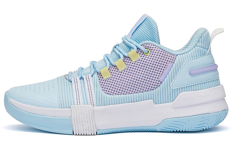 361° Burning War Fabric Cushioning Slip Resistant Abrasion Resistant Breathable Mid top Basketball Shoes Men’s