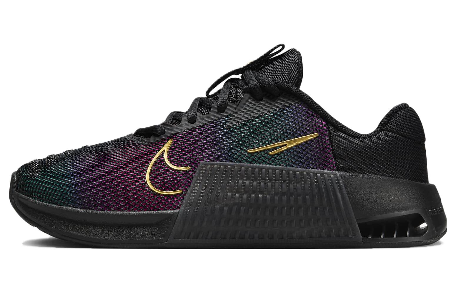 Nike Metcon 9 mesh, versatile, simple, non-slip, wear-resistant, low-top training shoes, women's style, purple and black