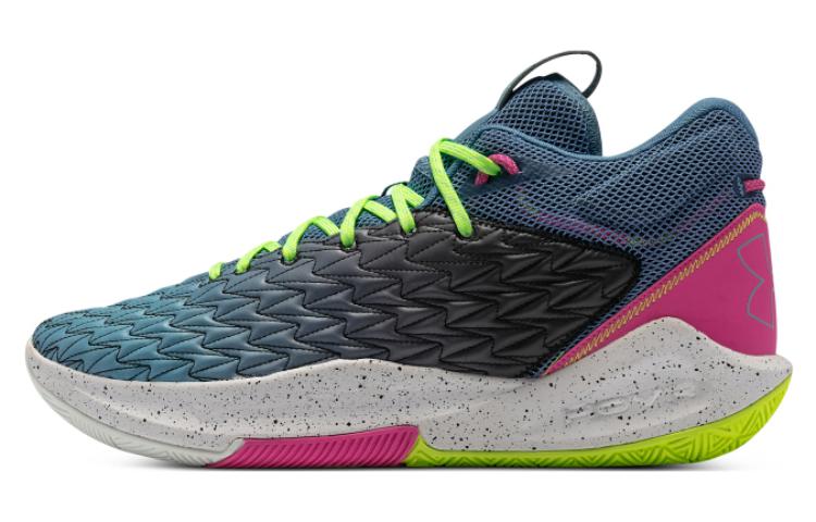 Кроссовки Under Armour Under Armour Havoc 5 Hovr Clone (розово-зеленые)