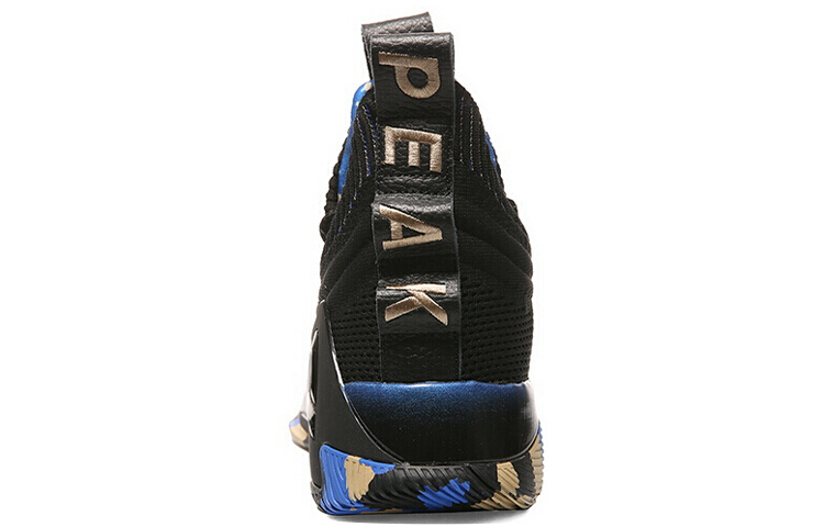 PEAK Taichi Collection Orca Non slip Lightweight High top Performance Basketball Shoes Men’s Black Light Gold