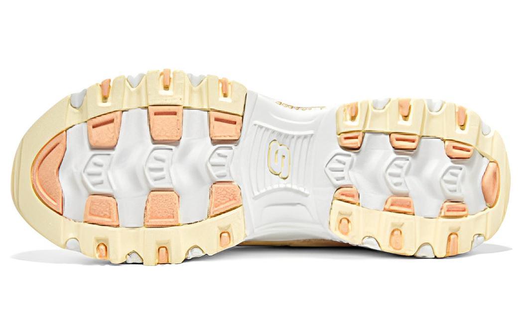 Женские кроссовки Skechers D'LITES 1.0 (желтые) — фото 5