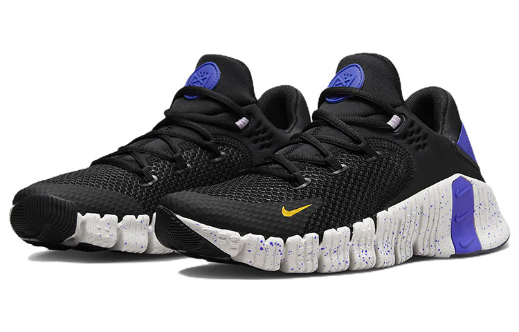 Женские кроссовки Nike Free Metcon 4 (черно-синий) — фото 3