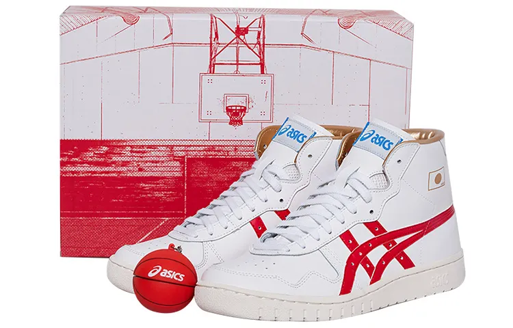 ASICS Unisex Japan L Retro White/Red