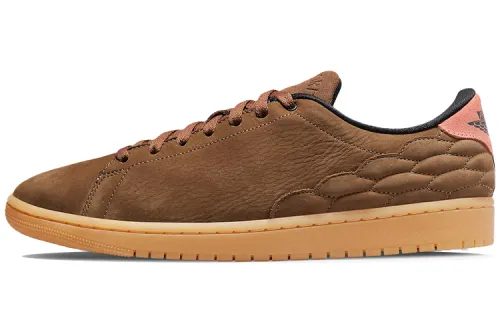 Jordan Air Jordan 1 Centre Court Low top Vintage Basketball Shoes Unisex Brown