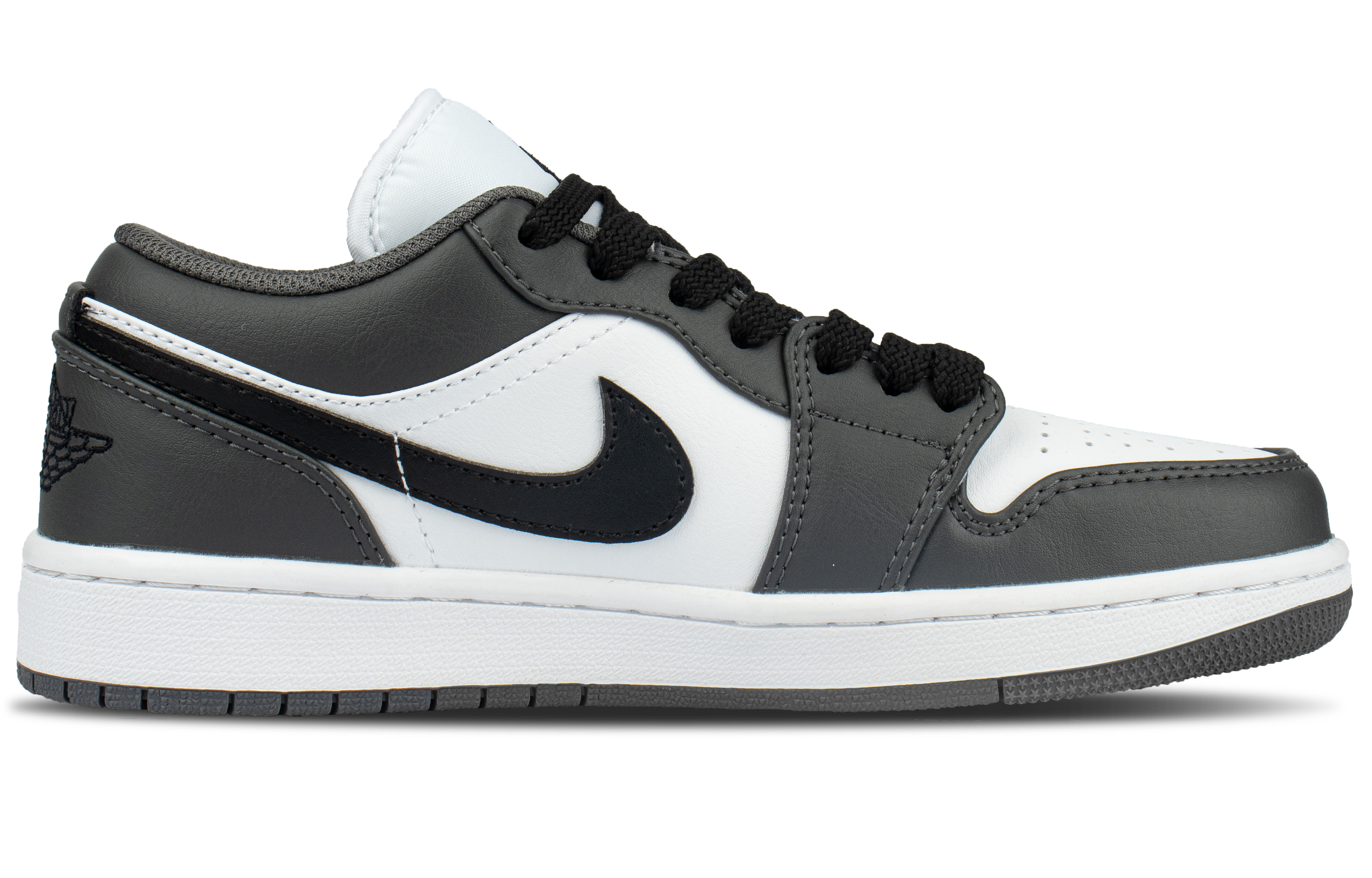 Jordan Air Jordan 1 Synthetic Leather Comfortable Quick Dry Quick Dry Low top Vintage Basketball Shoes Unisex Gray