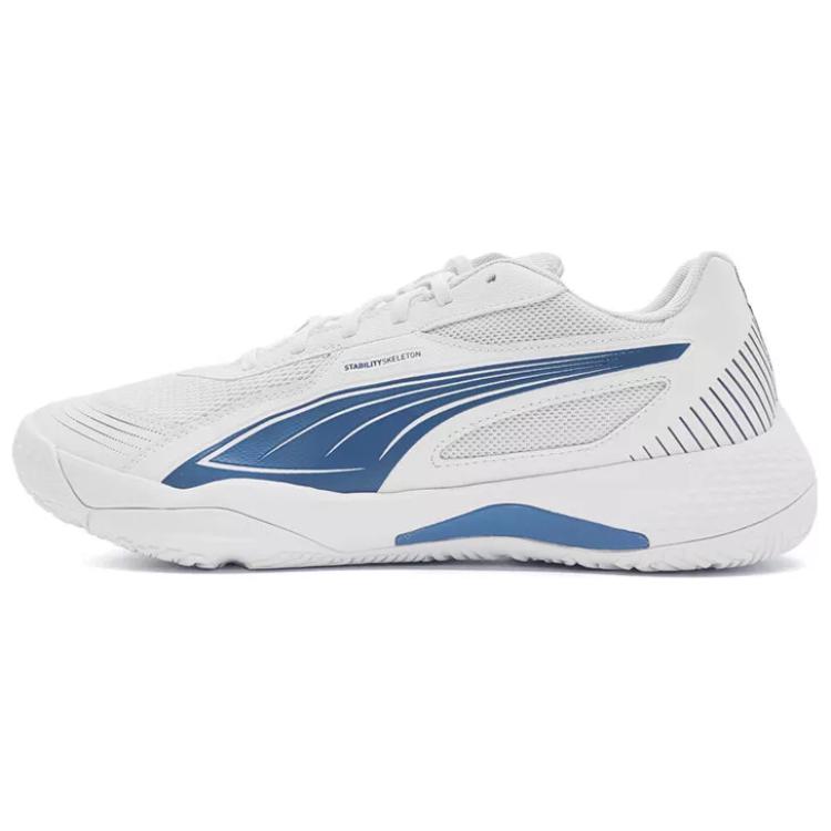 PUMA Solarflash 3 Low top Badminton Shoes Unisex White Blue