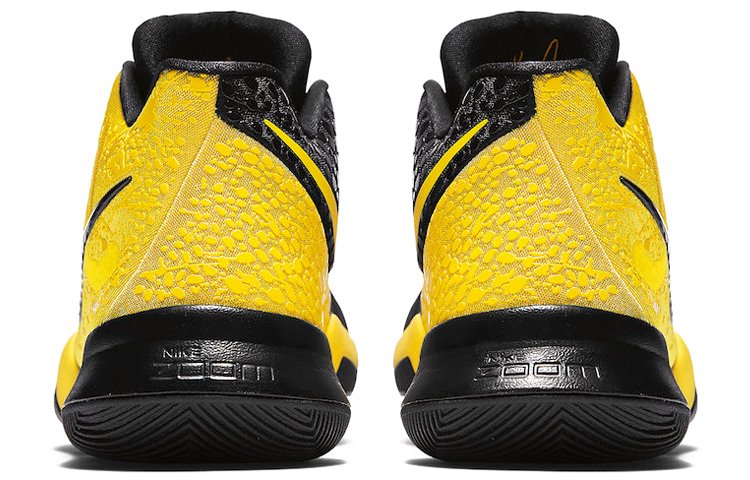 Мужские кроссовки Nike Kyrie 3 Mamba Mentality Bruce Lee OG (желто-черно-красные) — Жёлтый / чёрный / красный — фото 5
