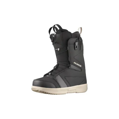 SALOMON Thermal Abrasion Resistant Thermal Abrasion Resistant Comfortable Knee High Snow Boots Men's Black