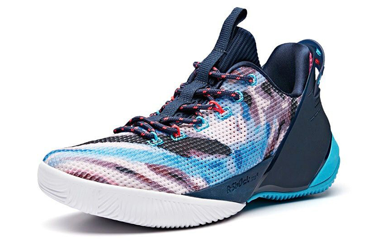 Anta ENDLESS FIRE 3.0 Slip Resistant Abrasion Resistant Low top Basketball Shoes Men’s Blue