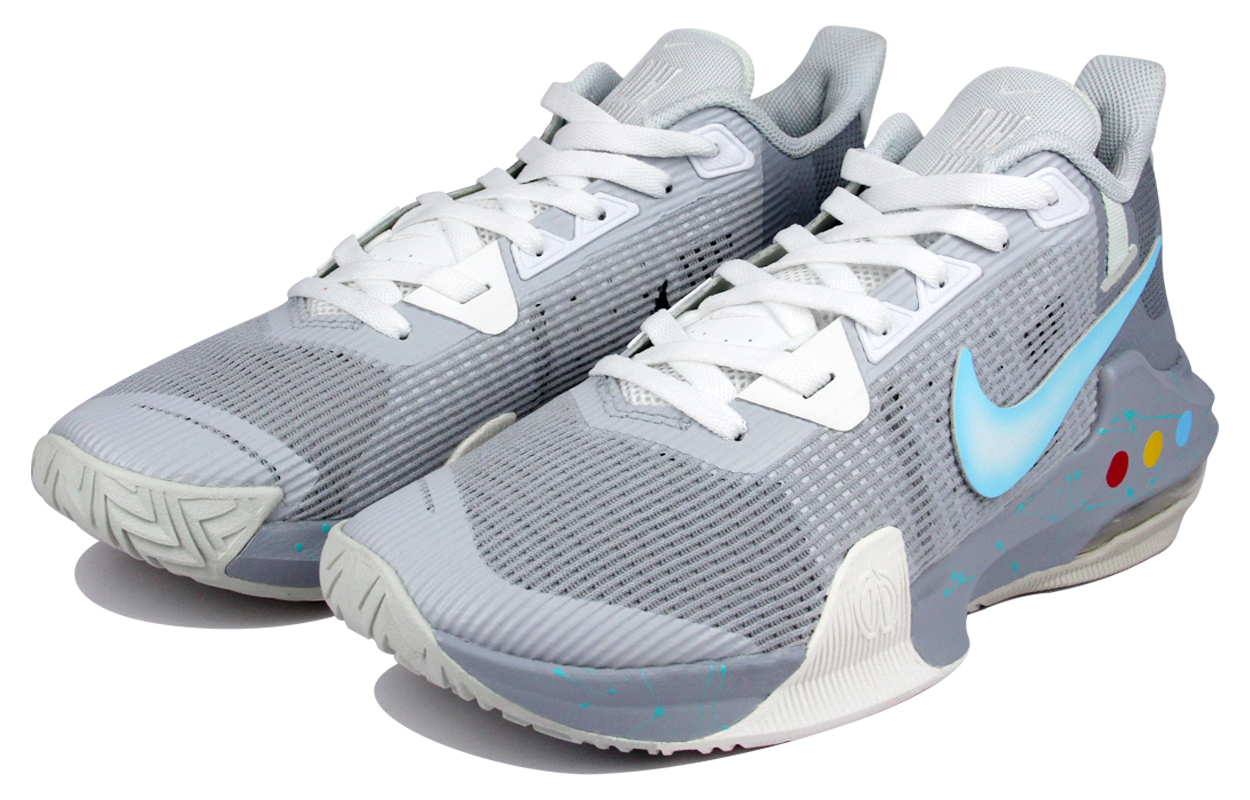 Nike Air Max Impact 3 Abrasion Resistant Abrasion Resistant Low top Basketball Shoes Men’s Gray Blue