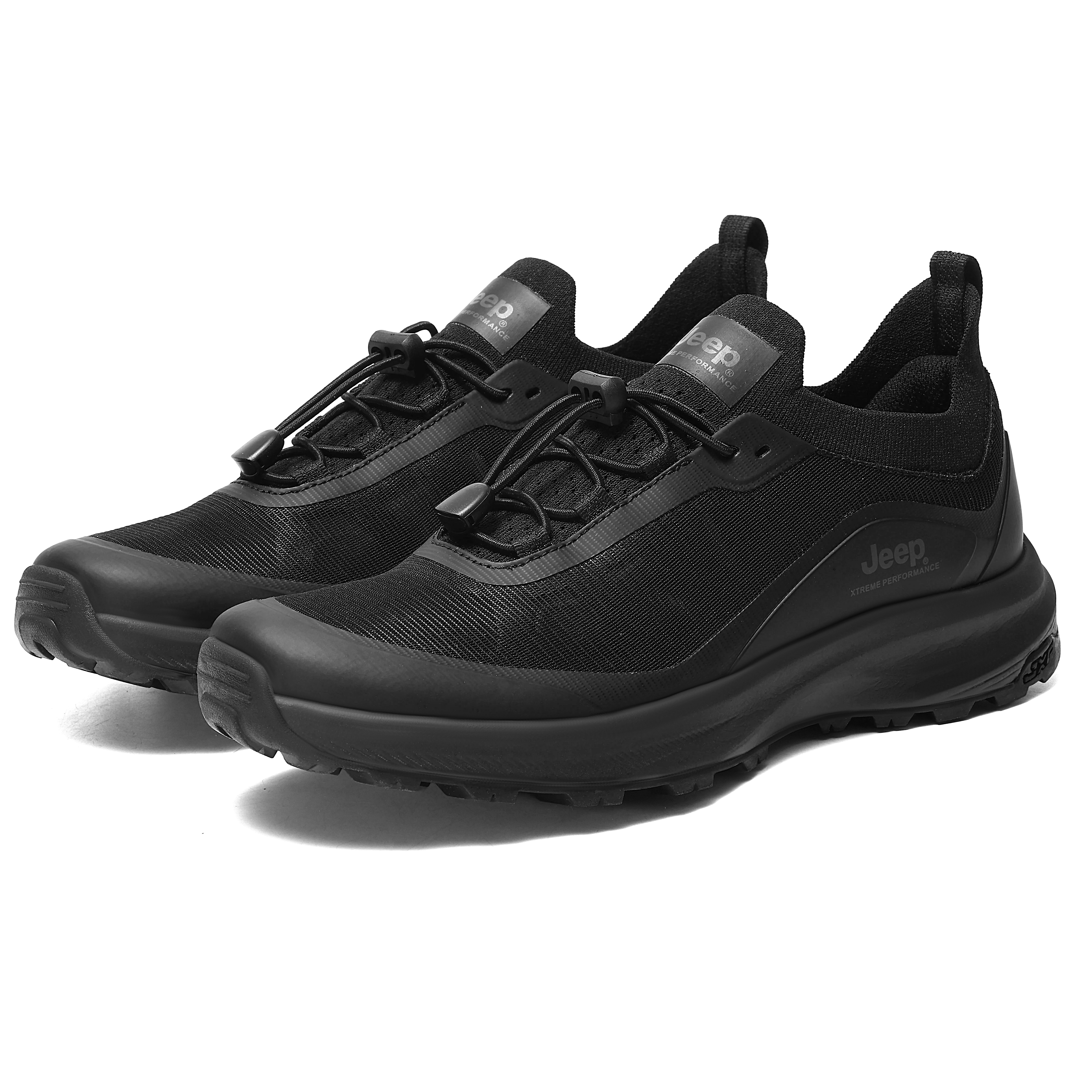 Jeep Low top Hiking Shoes Unisex Black