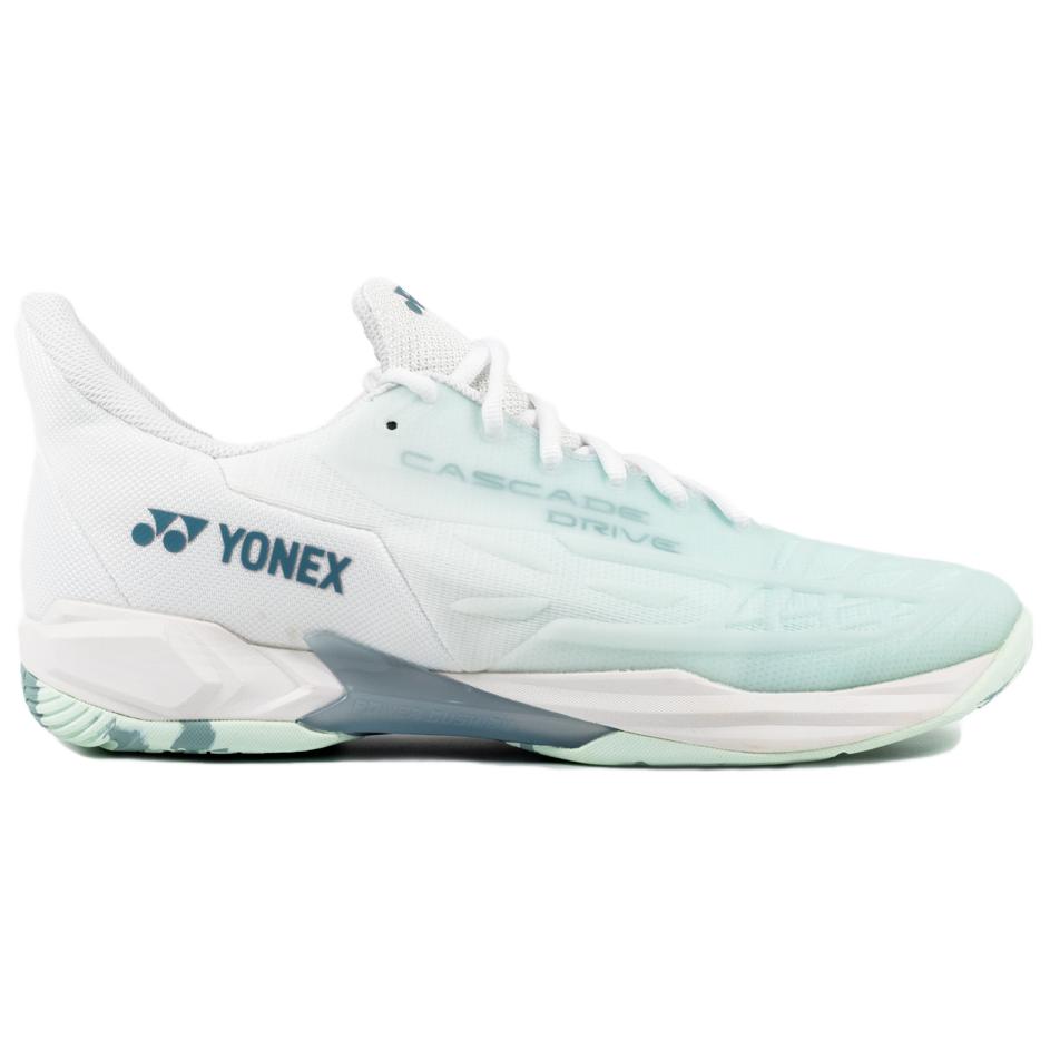 YONEX Slip Resistant Abrasion Resistant Low top Badminton Shoes Unisex White Green