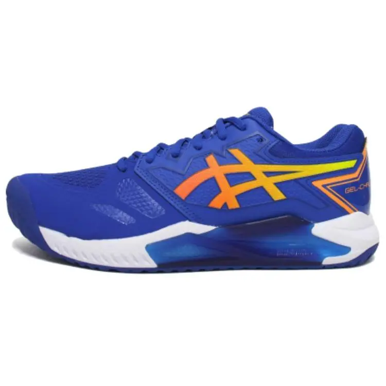 ASICS Gel Challenger 13 Low top Tennis Shoes Men's Blue Yellow White