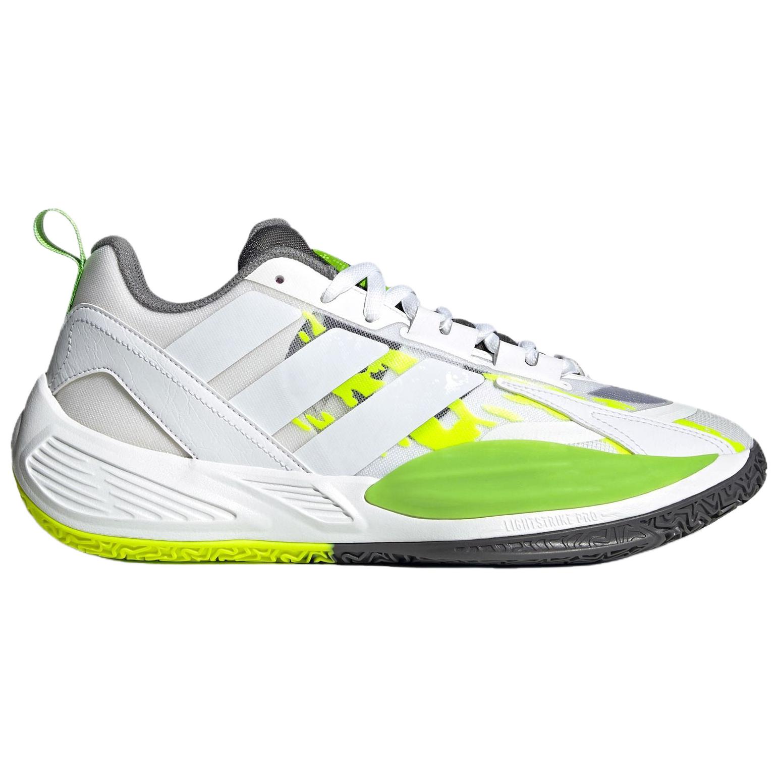 Adidas XENOBURST Slip Resistant Abrasion Resistant Low top Basketball Shoes Men’s White Green