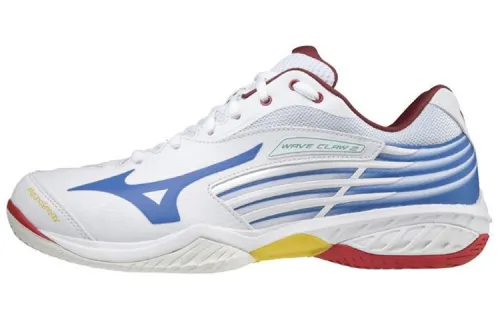 Mizuno Wave Claw 2 Textile, Synthetic Leather Slip Resistant, Abrasion Resistant, Breathable Low top Badminton Shoes