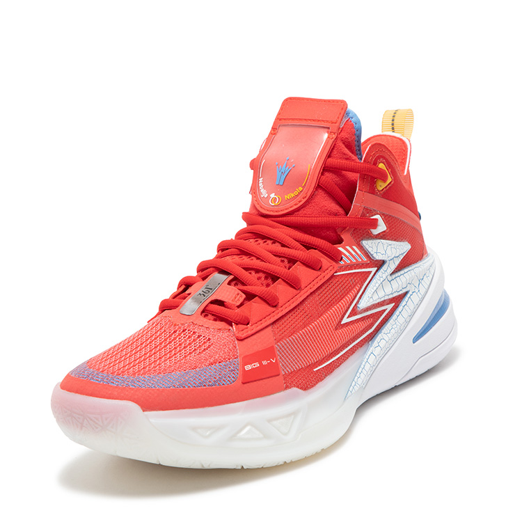 361° BIG3 5.0 Pro PE Serbia Game Ready Cushioning Slip Resistant Abrasion Resistant Breathable Mid top Basketball Shoes