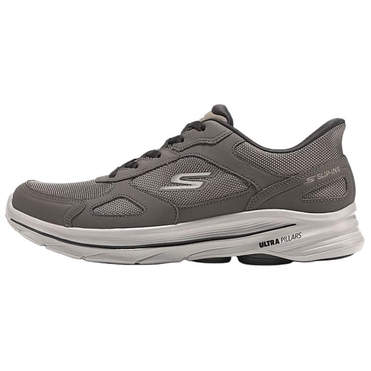 Мужские кроссовки Skechers Skechers Go Walk 8 (коричнево-белые)