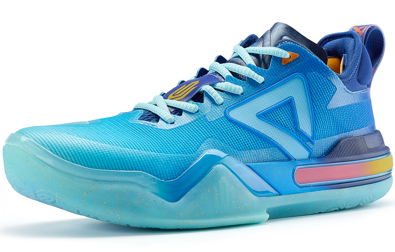 PEAK Andrew Wiggins AW1 Taichi Slip Resistant Abrasion Resistant Low top Basketball Shoes Men’s Sky Blue
