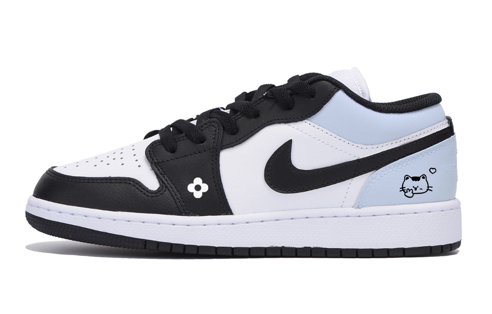Jordan Air Jordan 1 Low top Vintage Basketball Shoes Men’s White