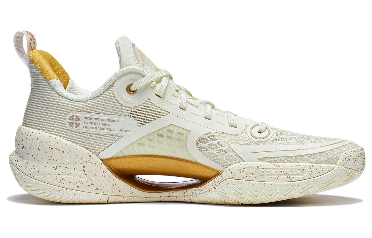 Li Ning Super Light V2 Cushioning Slip Resistant Abrasion Resistant Breathable Support Lightweight Rebound Low top