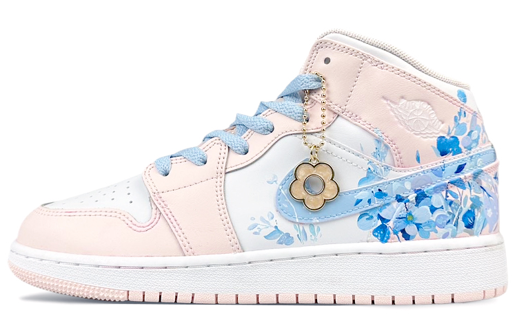 Jordan Air Jordan 1 Cushioning Abrasion Resistant Cushioning, Wear Resistant Mid top Vintage Basketball Shoes Women’s