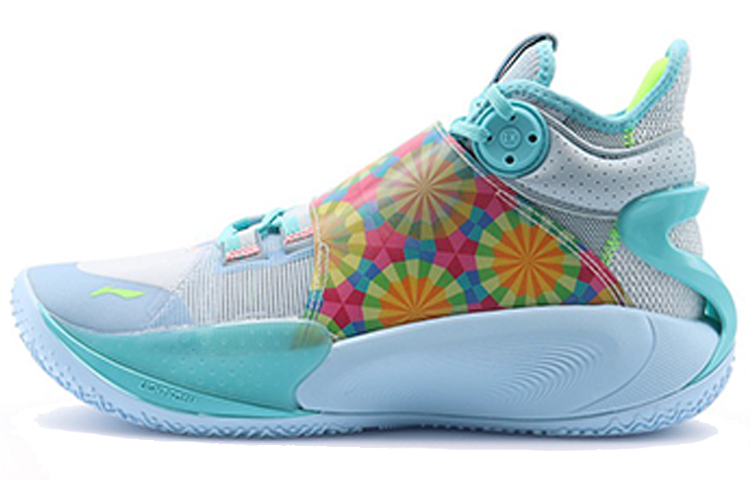 Li Ning SONIC 9 Textile, Synthetic Leather, TPU Cushioning Slip Resistant Abrasion Resistant Coverage Support Mid top