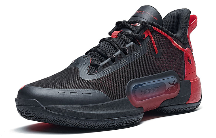 XTEP Performance Basketball Shoes Men’s Black Red