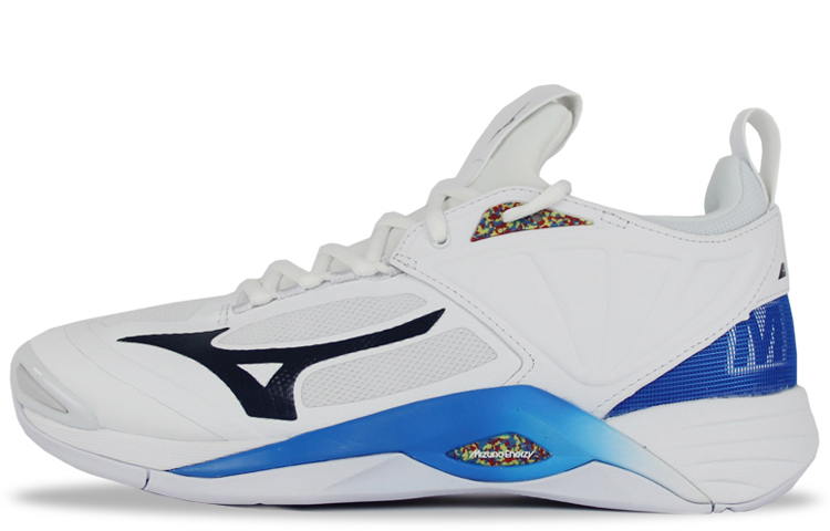 Mizuno Momentum fabric synthetic leather, comfortable and simple, non-slip, wear-resistant, breathable and supportive, low-top volleyball shoes, same style for men and women