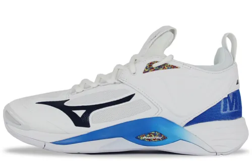 Mizuno Wave Momentum 2 'White Black Blue'