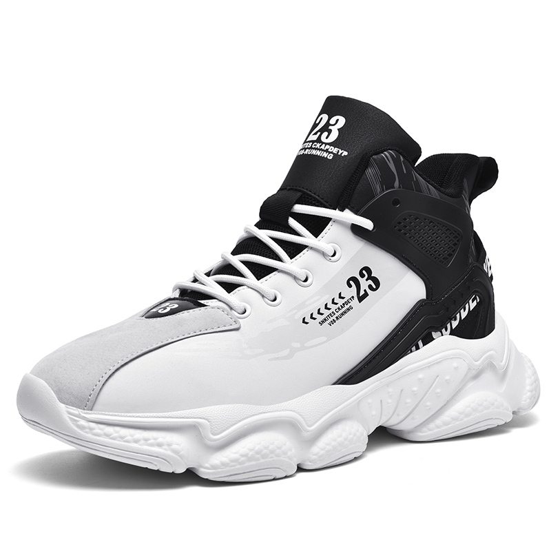 BAOZAOGONGYANG Cushioning Slip Resistant Abrasion Resistant Mid top Basketball Shoes Men’s
