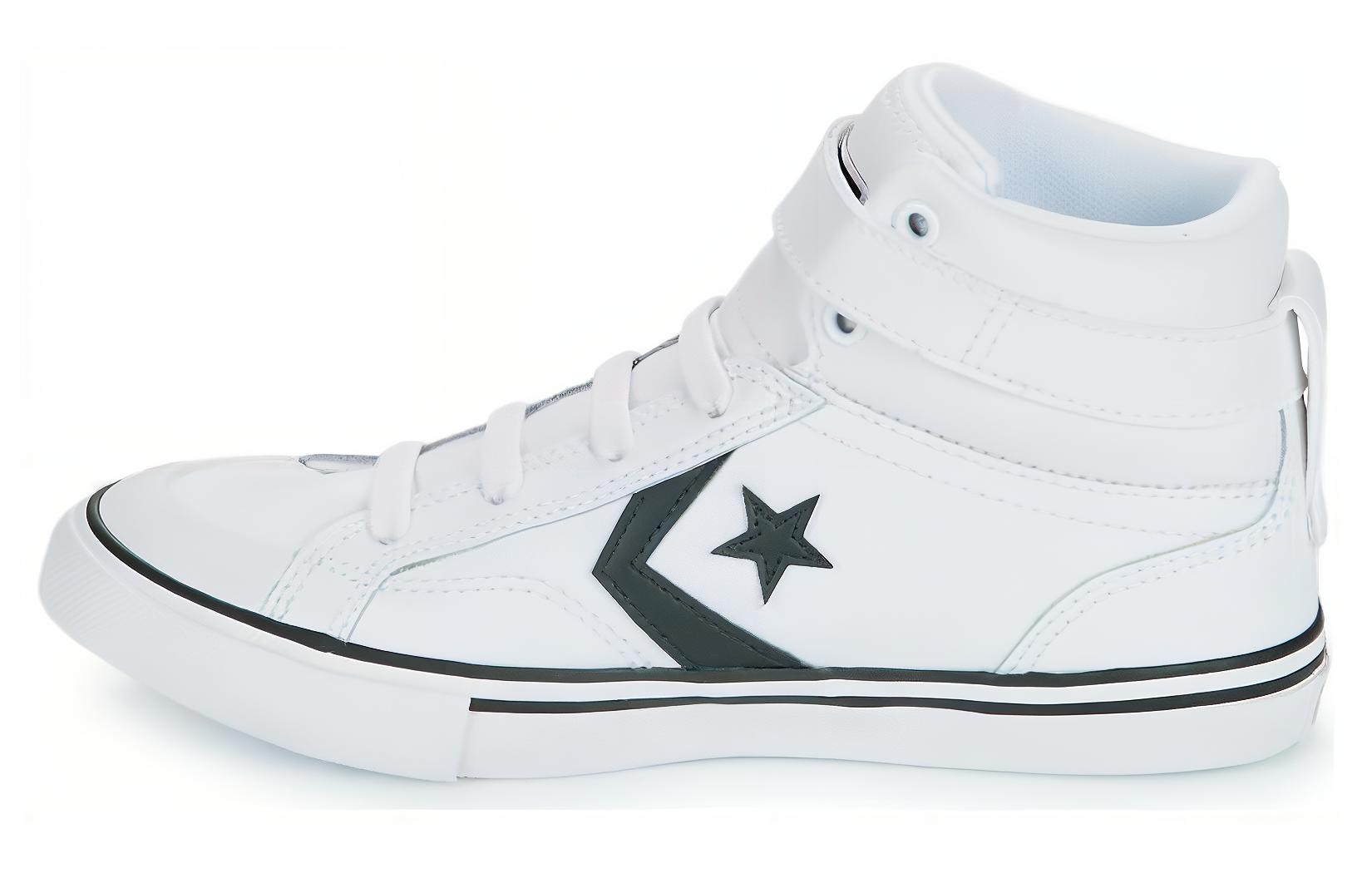 Pro Blaze Converse Strap Leather High Gs 'White Black'