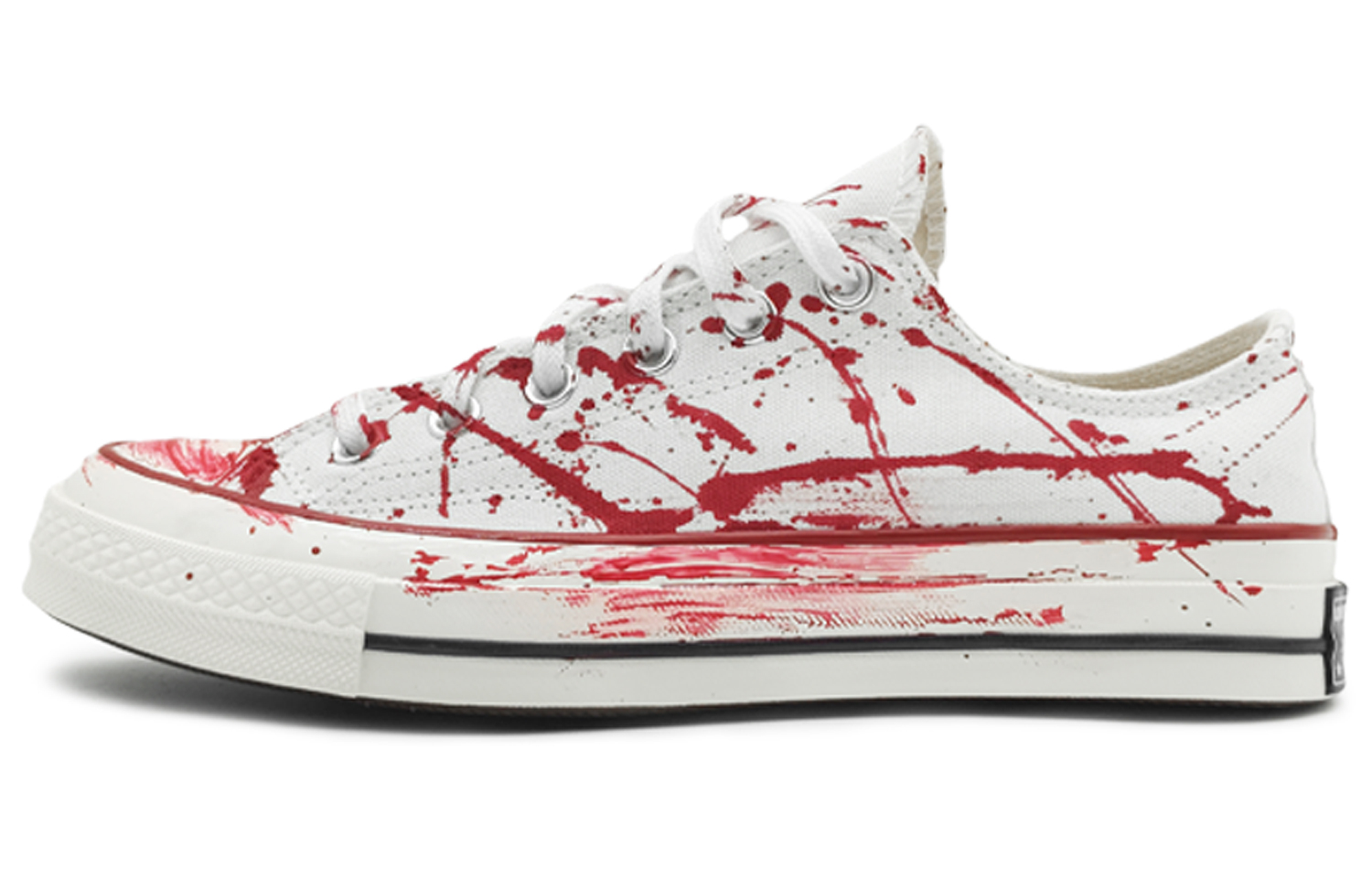 Converse 1970s Chuck Taylor High top Canvas Shoes Unisex White Red