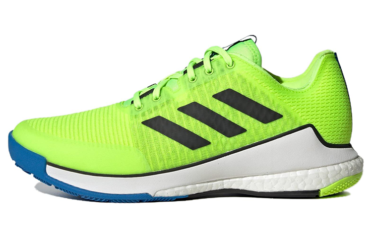 Adidas Crazyflight non-slip low-top volleyball shoes for men and women, yellow and black