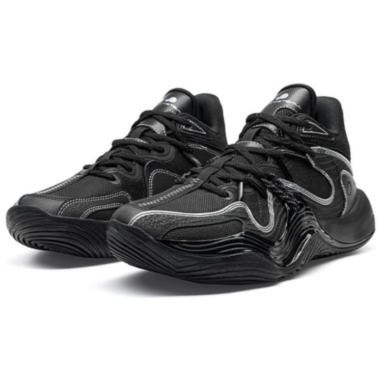 XTEP Coverage Lightweight Thermal Mid top Basketball Shoes Men’s Black